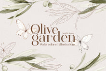 Load image into Gallery viewer, Olive garden watercolors