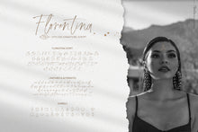 Load image into Gallery viewer, Florentina stylish signature script font by Angele Kamp