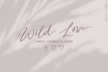 Load image into Gallery viewer, Wild Love font & logo collection Angele Kamp
