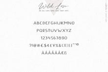 Load image into Gallery viewer, Wild Love font & logo collection Angele Kamp