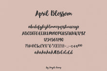 Load image into Gallery viewer, April Blossom font