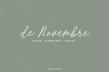 Load image into Gallery viewer, De Novembre font
