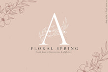 Load image into Gallery viewer, Floral Spring alphabet