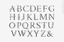 Load image into Gallery viewer, Floral Spring alphabet