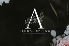 Load image into Gallery viewer, Floral Spring alphabet