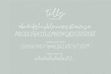 Load image into Gallery viewer, Tilly font