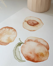 Load image into Gallery viewer, Peaches Original watercolor
