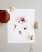 Load image into Gallery viewer, Oriental Poppies 01 original watercolor
