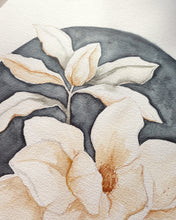 Load image into Gallery viewer, Magnolia Blue 02 original watercolor
