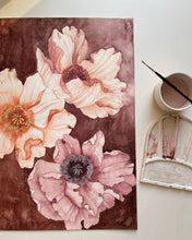 Load image into Gallery viewer, Icelandic Poppies original watercolor
