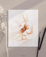 Load image into Gallery viewer, Peachy Peonies 02 original watercolor
