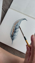 Load and play video in Gallery viewer, Aquarel Workshop Boho Feathers, Arnhem

