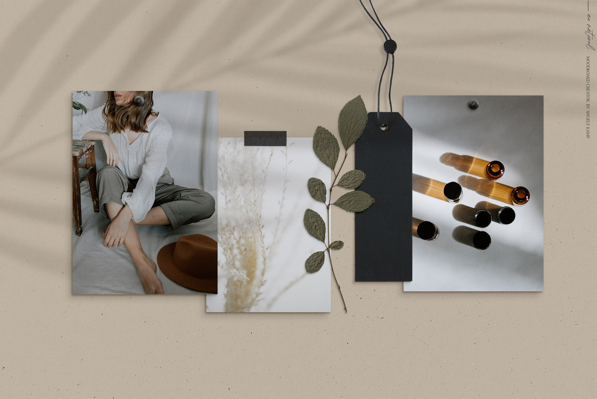 Au naturel moodboard scene creator