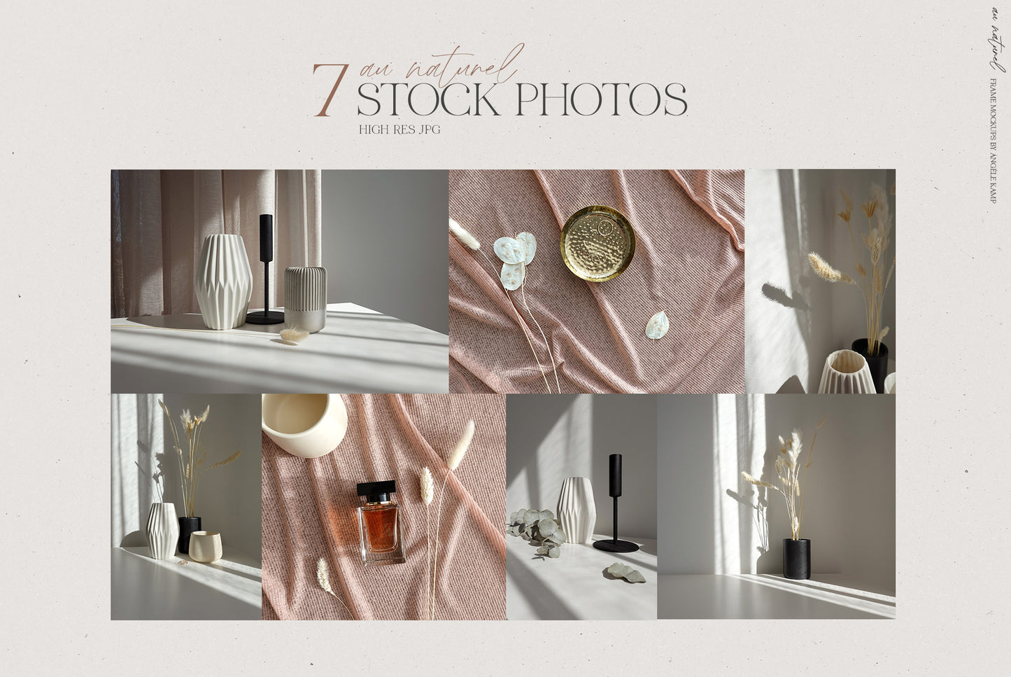 AuNaturel 8x10" frame mockups