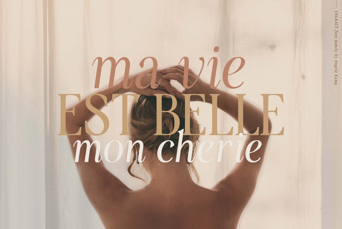 Engrace serif font family