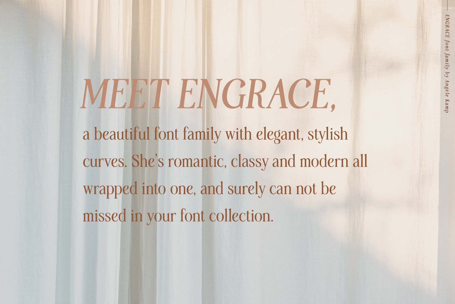 Engrace serif font family