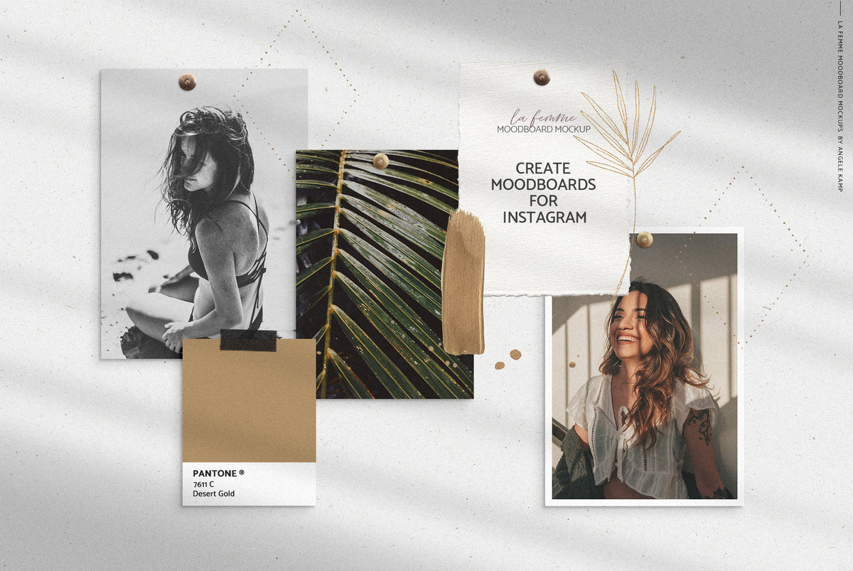 LaFemme moodboard mockups Angele Kamp