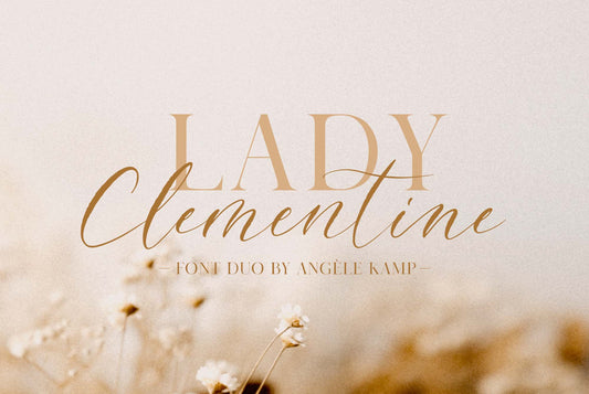 Lady Clementine font duo