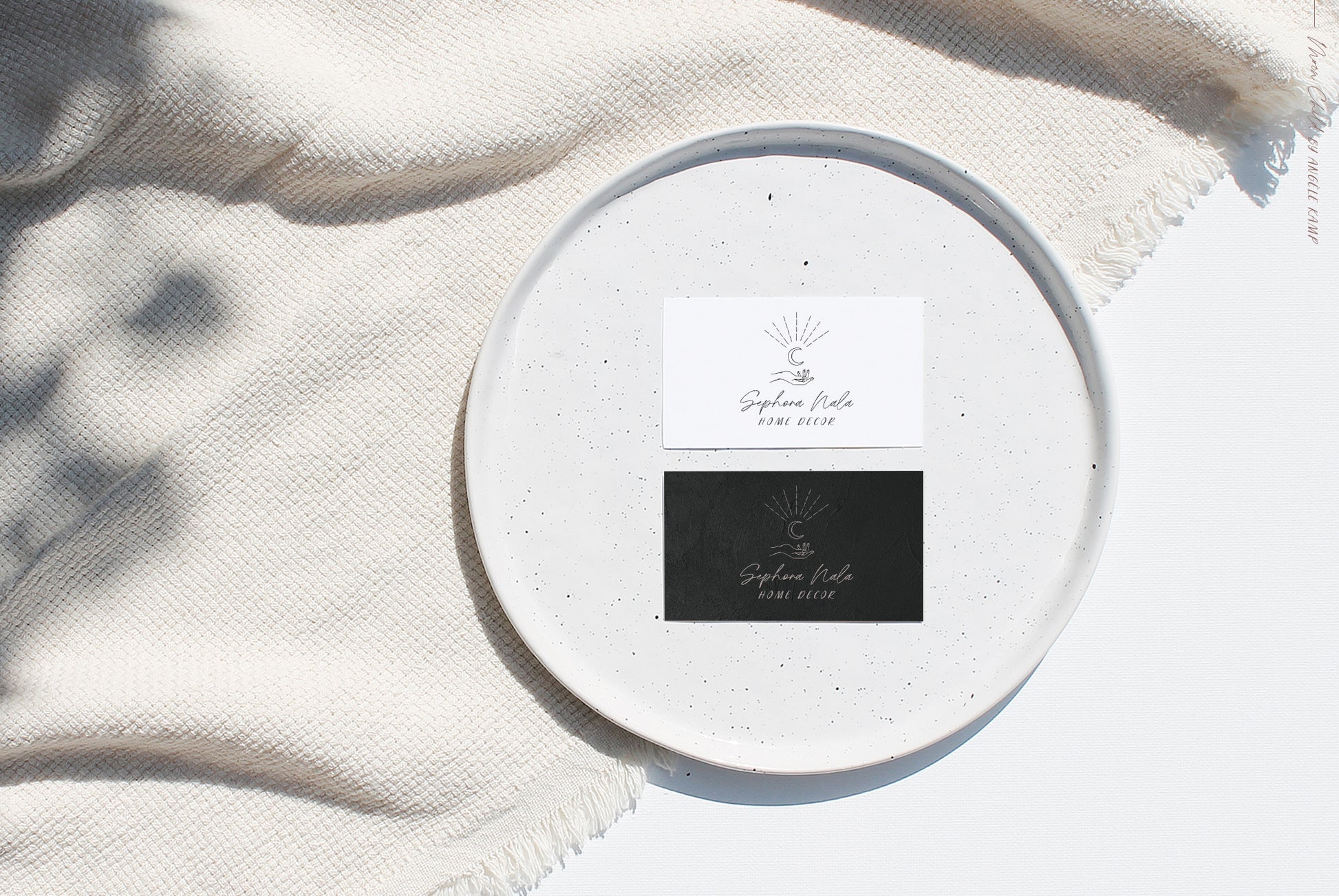 Moon Child font and illustrations by Angele Kamp