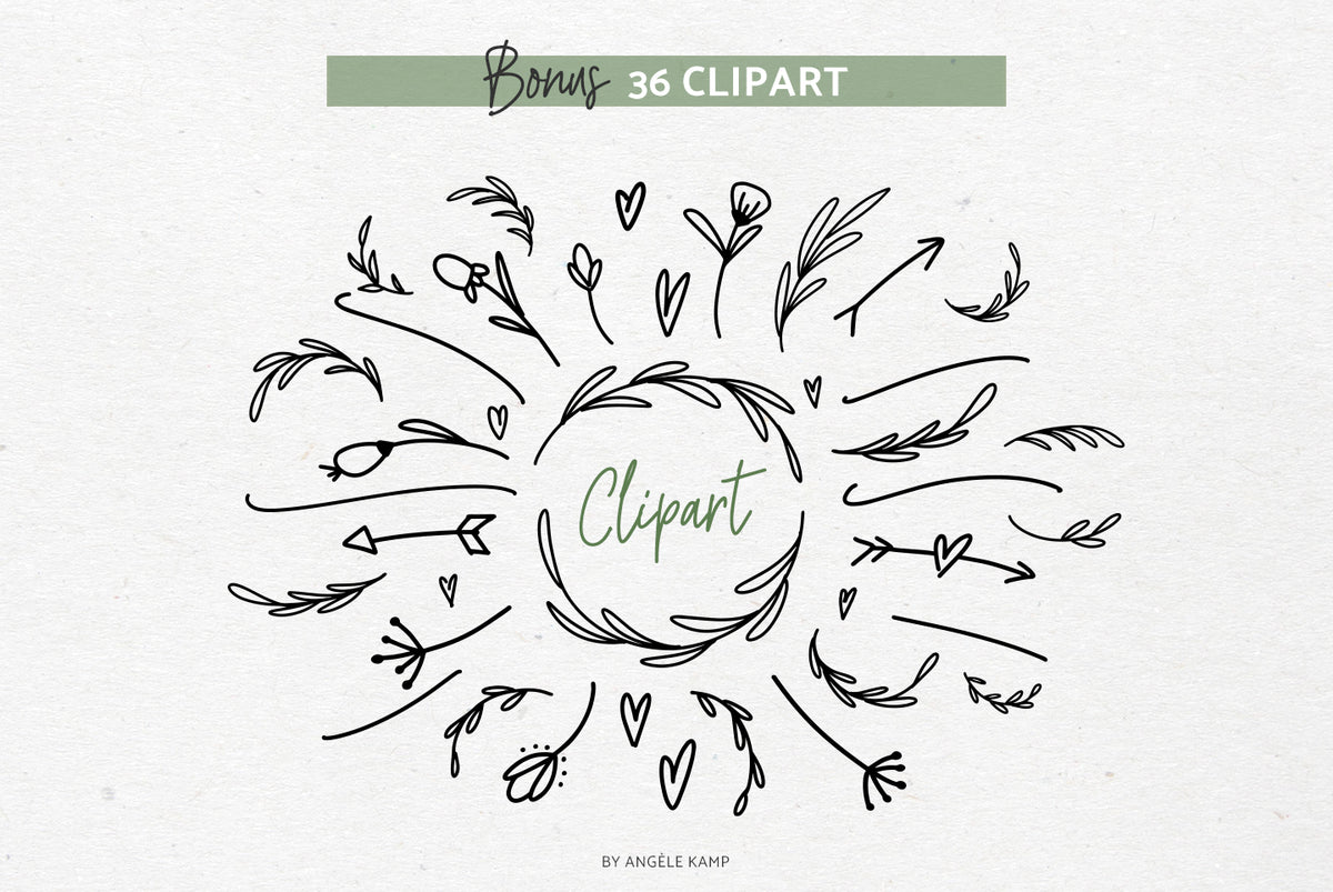 Oh Livey brush font by Angele Kamp