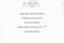 Load image into Gallery viewer, Wild Love font &amp; logo collection Angele Kamp
