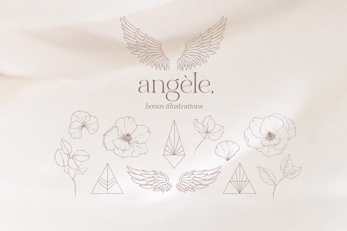Angele, font family