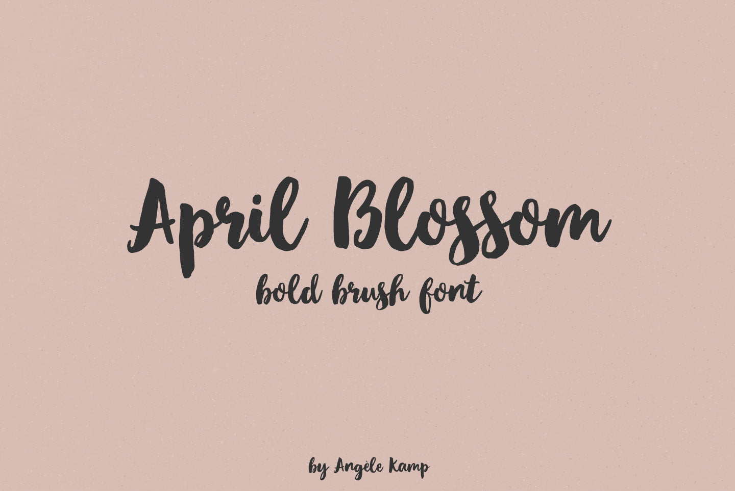 April Blossom font