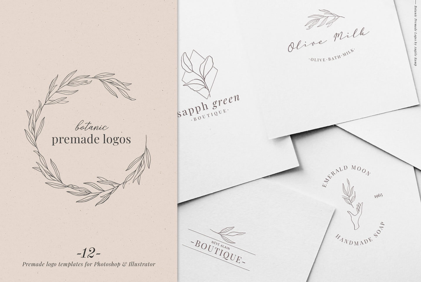 Botanic Premade Logos