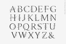 Load image into Gallery viewer, Floral Spring alphabet
