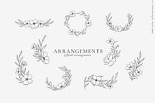 Load image into Gallery viewer, Floral Spring alphabet
