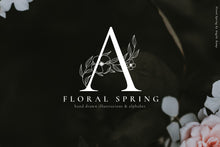 Load image into Gallery viewer, Floral Spring alphabet
