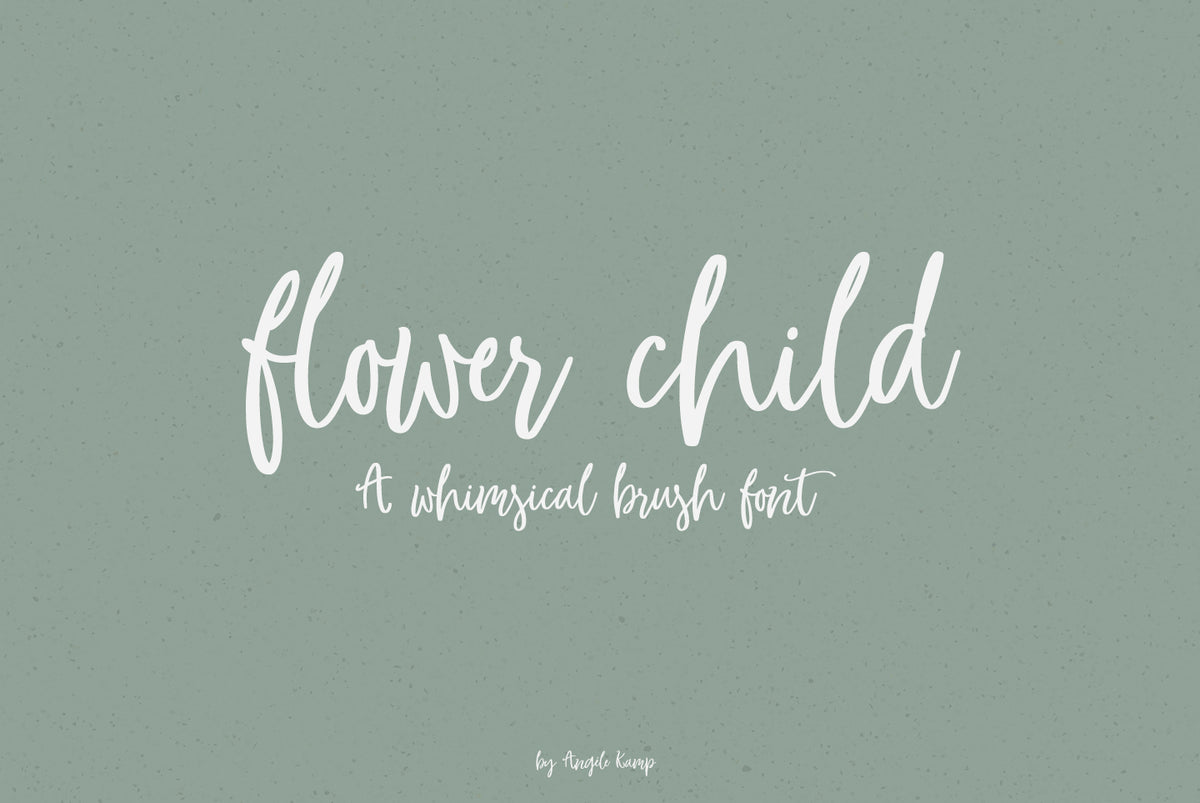 Flower Child font