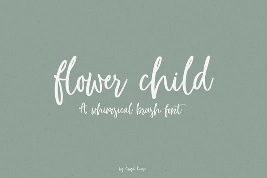 Flower Child font