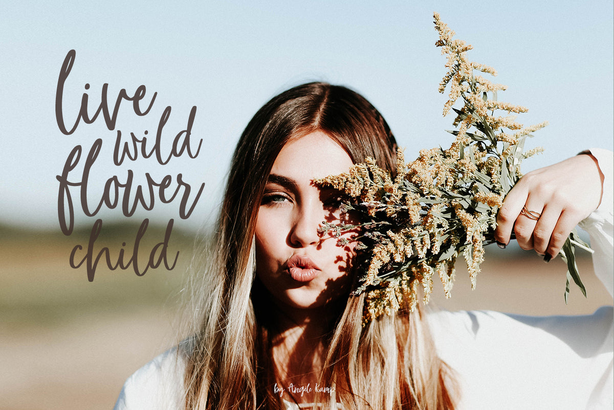 Flower Child font