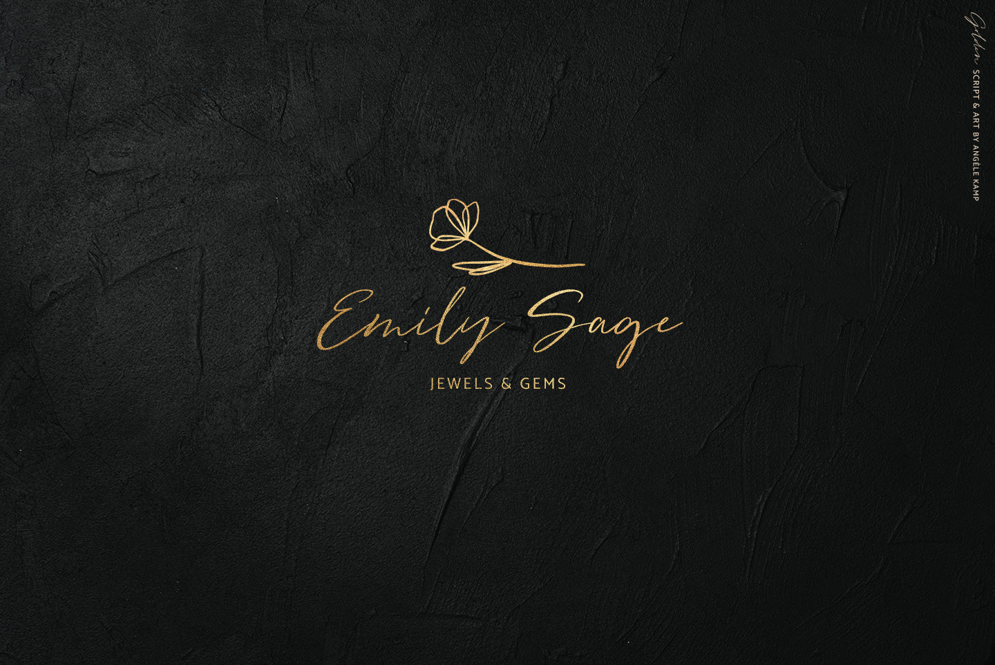 Golden font