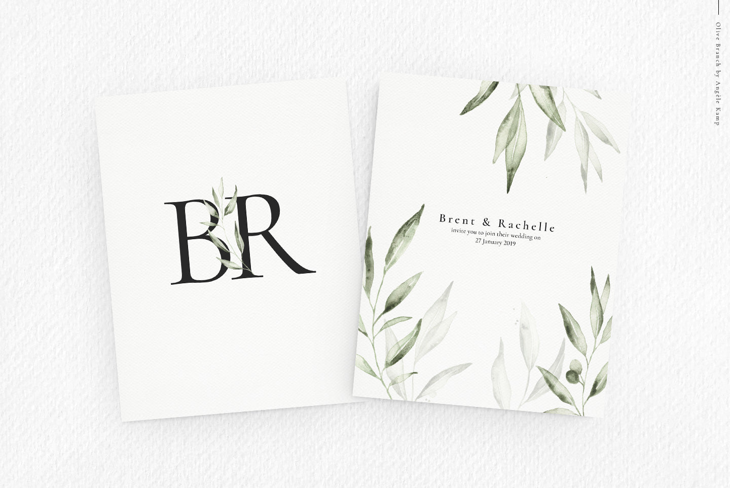 Olive branch watercolors