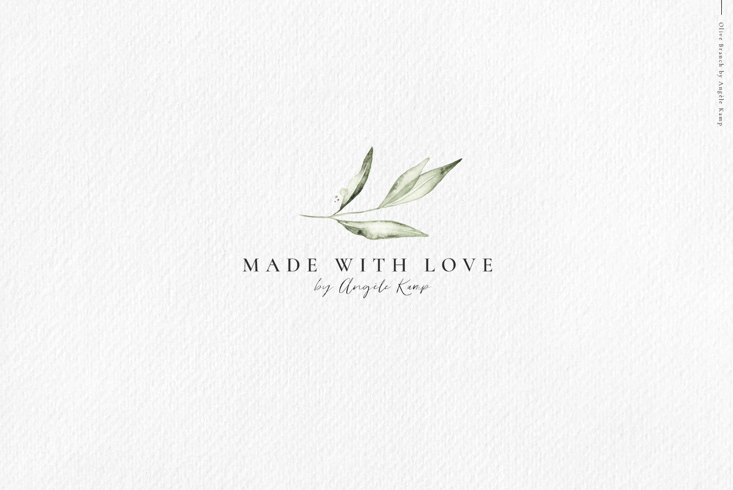 Olive branch watercolors