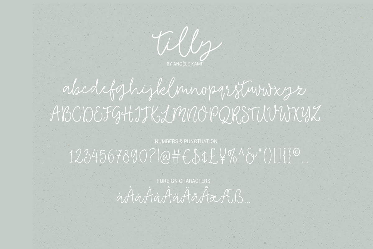 Tilly font